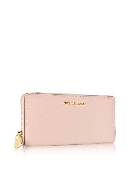 michael kors travel continental wallet soft pink|large saffiano leather continental wallet.